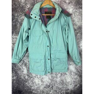 Vintage Eddie Bauer Jacket Womens M Wool Lined Mountain Parka Barn Chore Ski